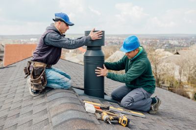 Cleaning Chimney Flue